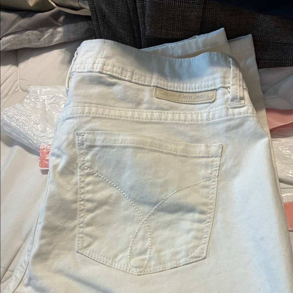 Calvin Klein Cream Denim